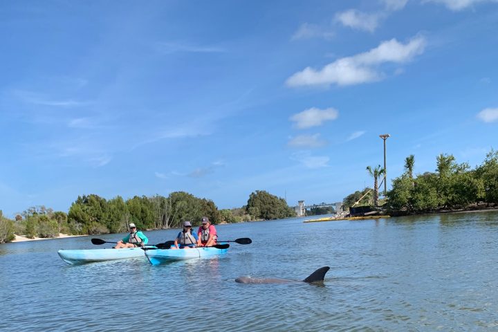 a small boat in a body of water