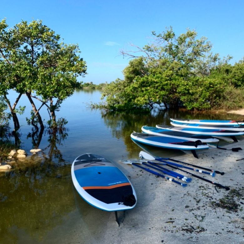 a small boat in a body of water