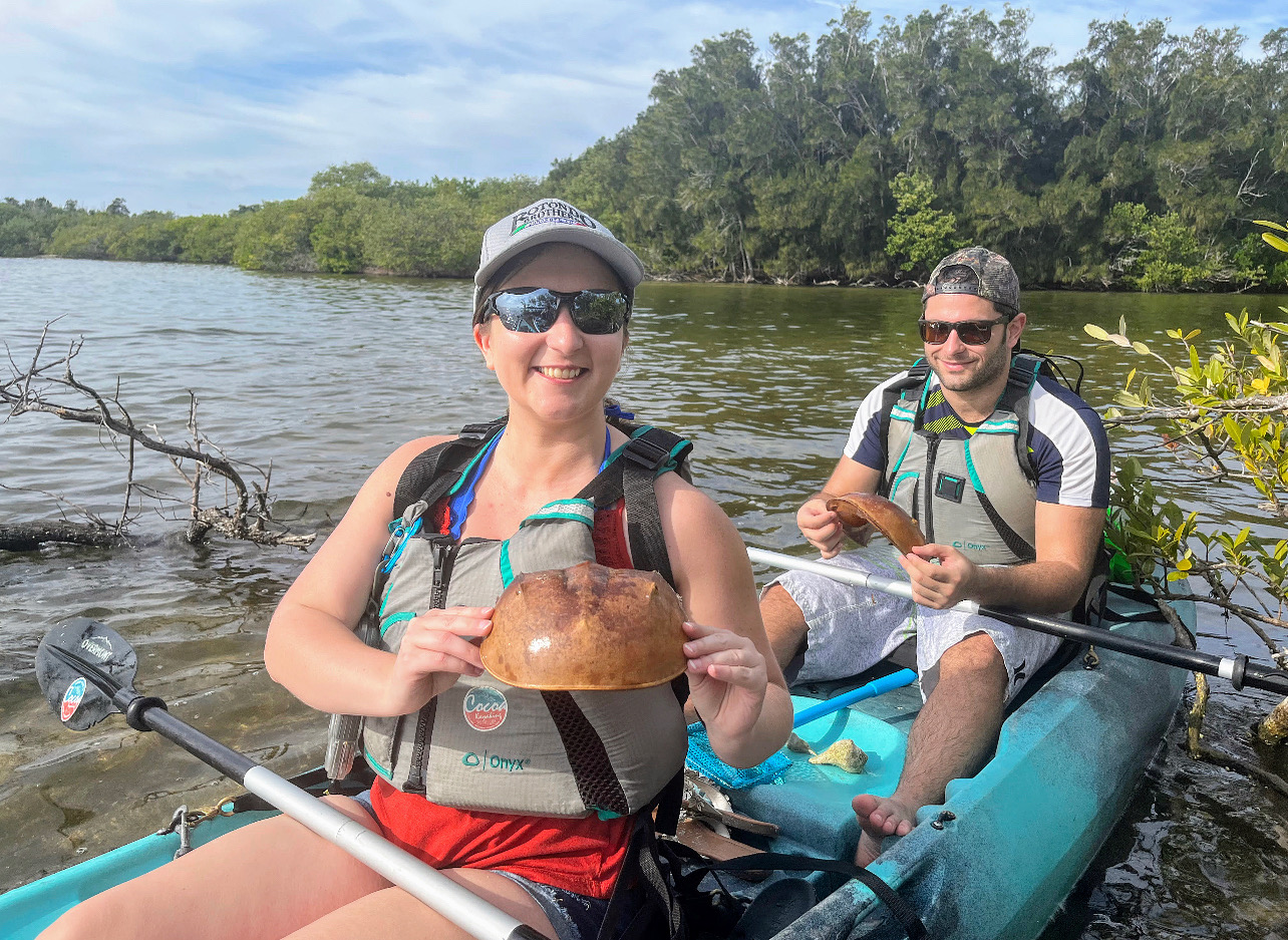 a person on a raft in a body of water