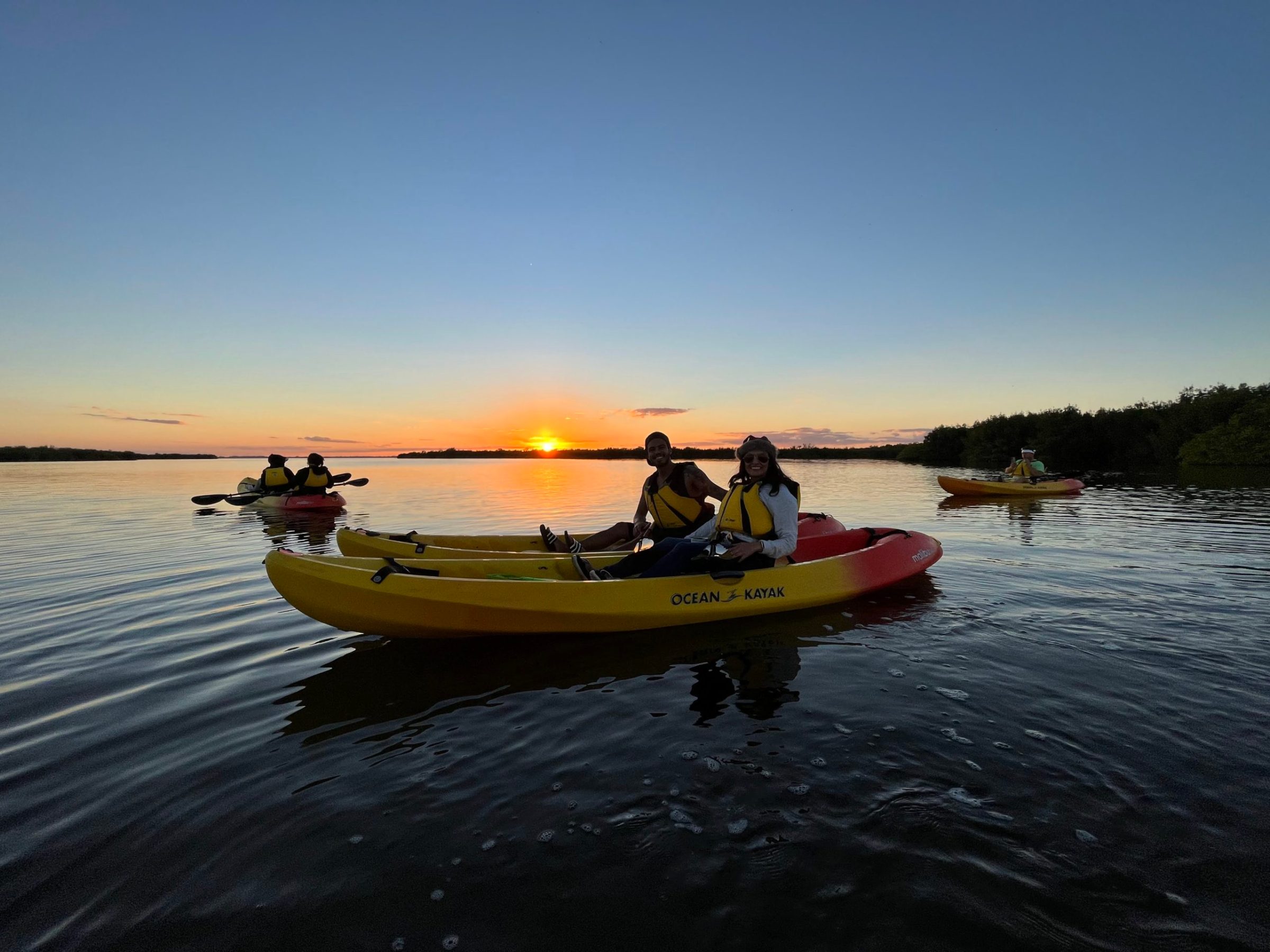 a small boat in a body of water