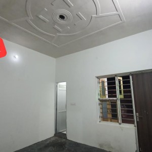 a close up of a door