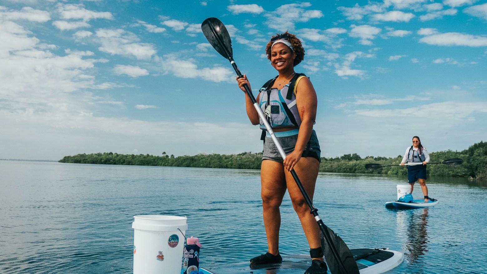 Annabel Palma standing next to a body of water