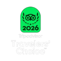 Tripadvisor 2026 Travelers' Choice logo in green and black.